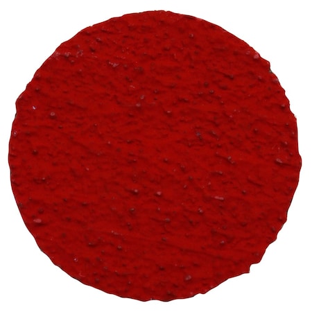 Shark Industries 3" Red Ceramic Cloth Back Grinding Discs Rolock 50 Grit - 25 Pk 12653